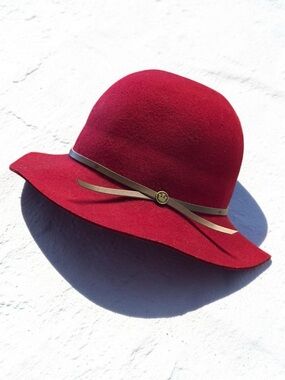 Authentic Goorin Bros Red Vintage Wool Hat